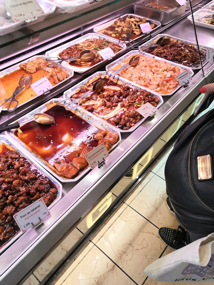 Saumon Poulet Crevettes Porc